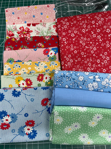 The Great Frame Up 66 X 82 quilt kit includes pattern and project bag.