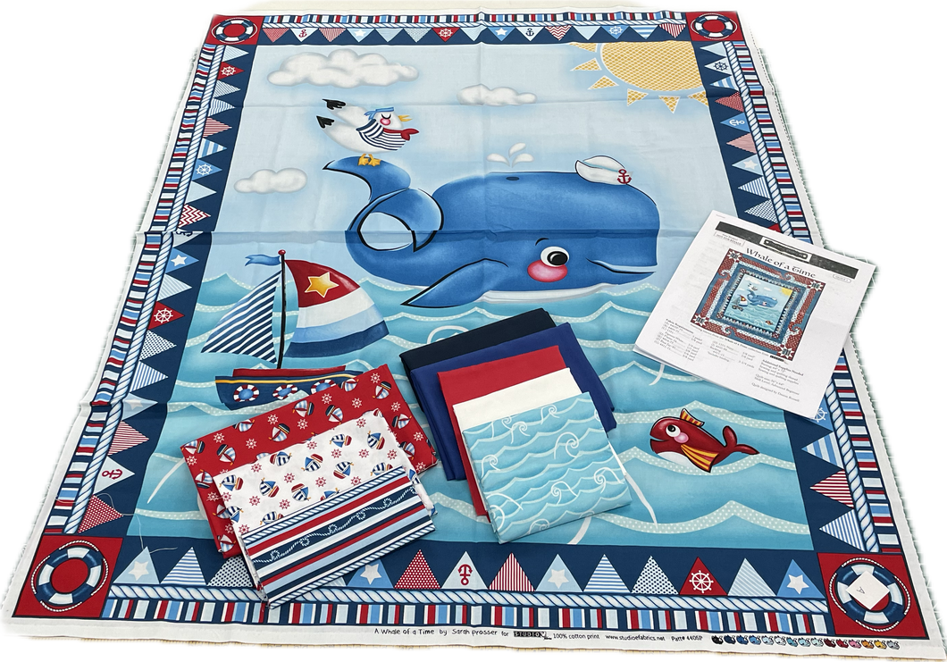 Whale of a Time Panel Kit 56”x74” $58
