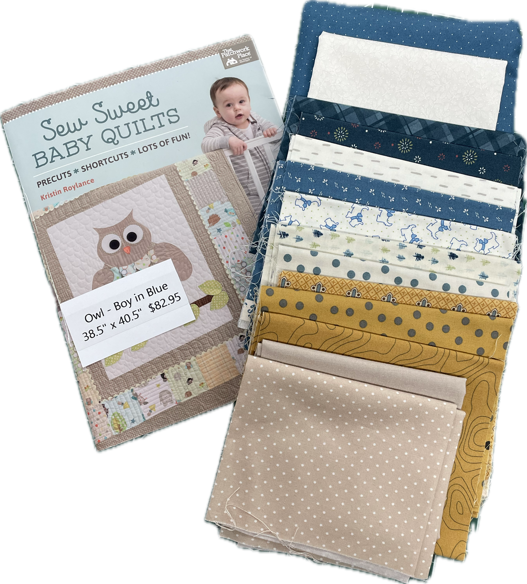 Owl - Boy in Blue Kit with Pattern