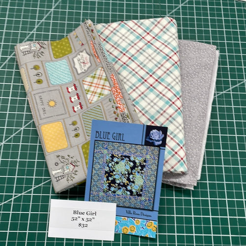 Blue Girl Pattern Kit - Cactus