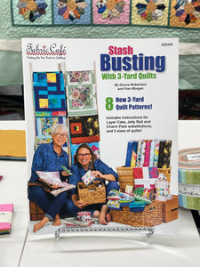 Fabric Cafe Stash Busting with 3-Yard Quilts by Donna Robertson and Fran Morgan