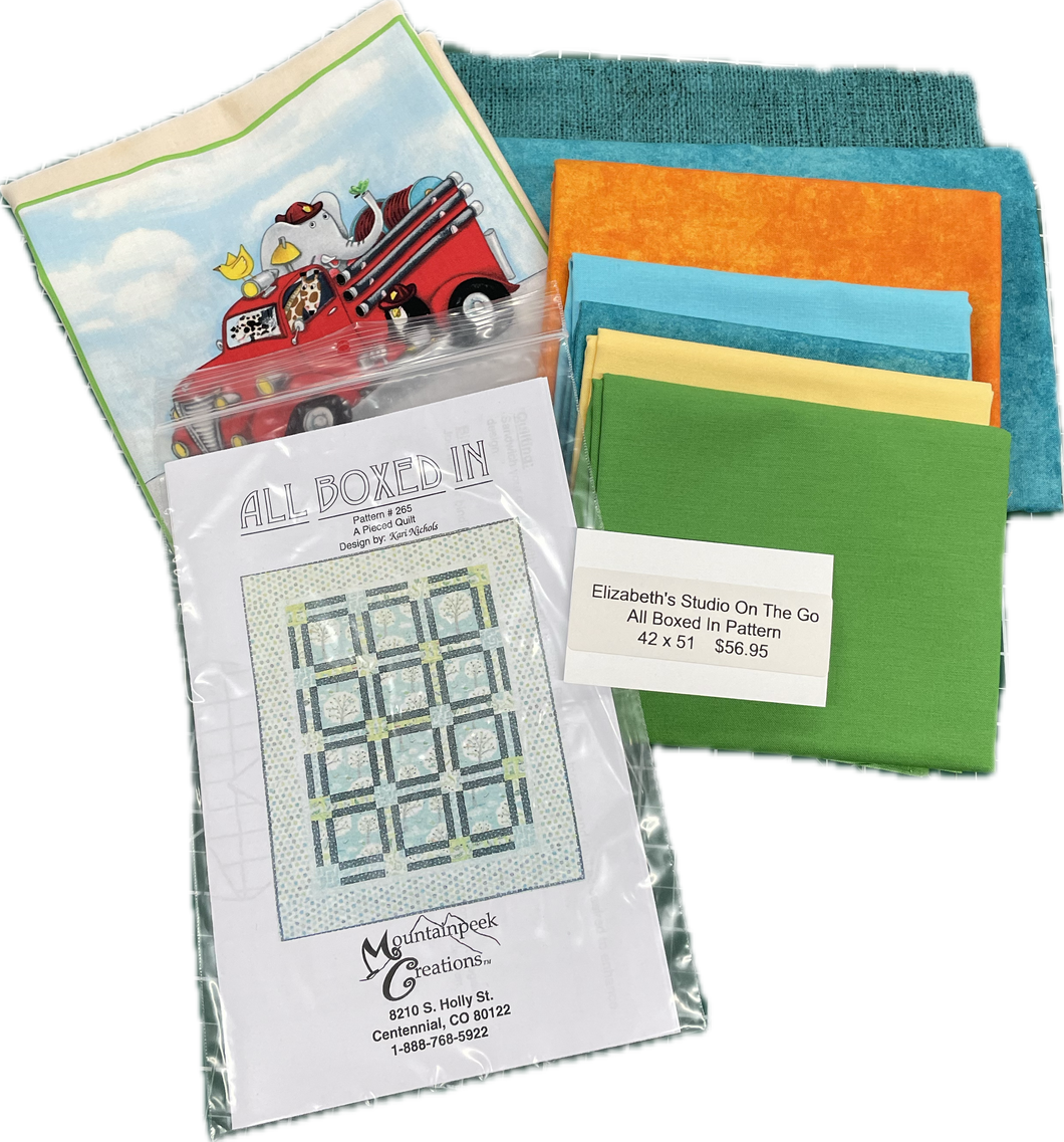 Elizabeth's Studio On the Go All Boxed In Quilt Kit