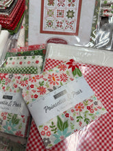 ncludes the Poinsettia Stars BOM Quilt Pattern and Poinsettia & Pear fabrics for the 59.5" x 74.5" quilt top and binding (Red border)