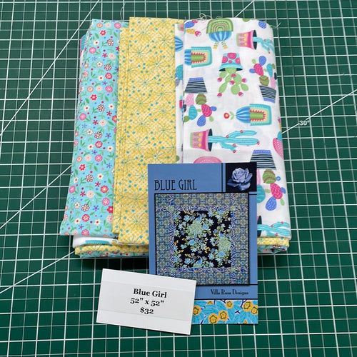 Blue Girl Pattern Kit - Tree House Club