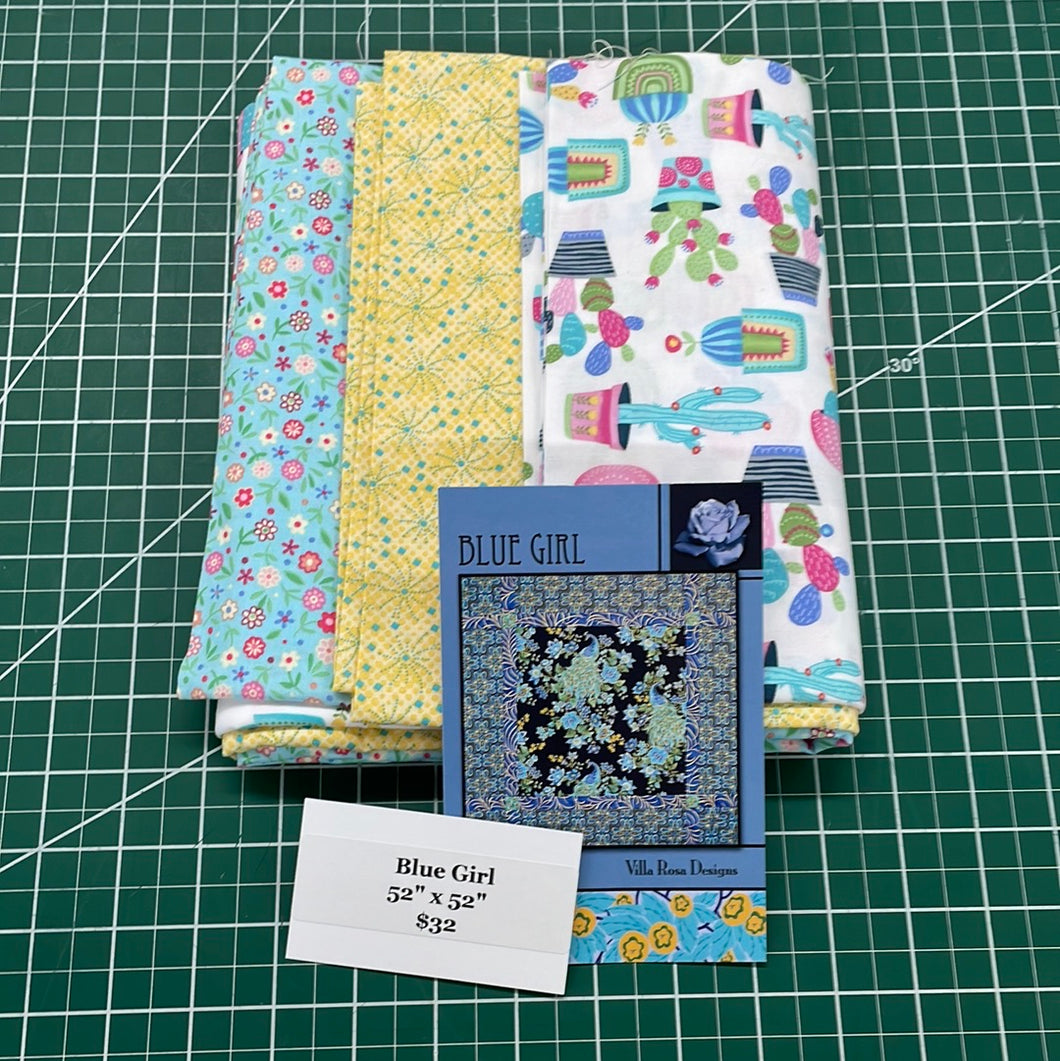 Blue Girl Pattern Kit - Tree House Club