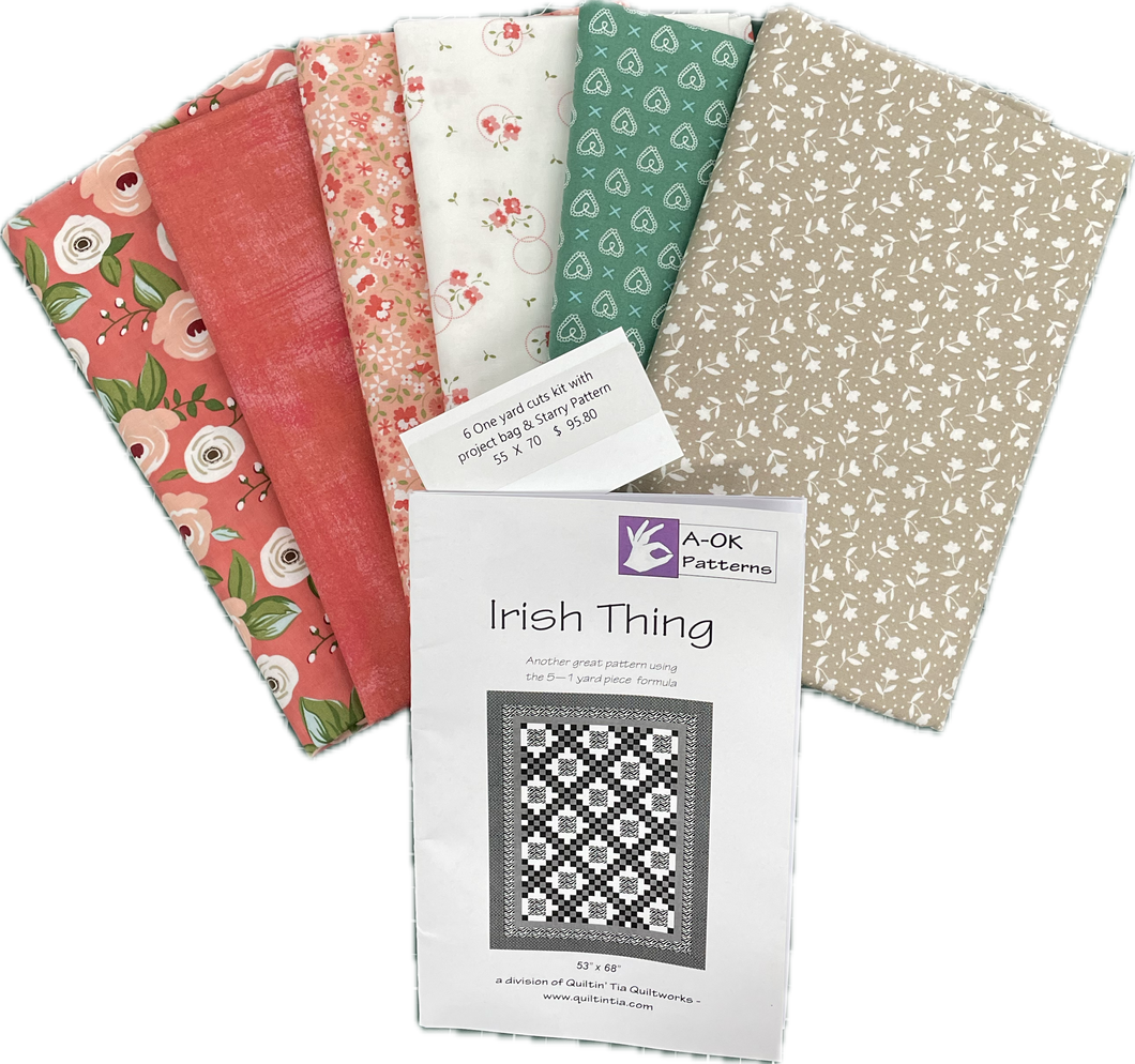 Irish Thing 5 - 1-yard Lella Boutique Quilt Kit