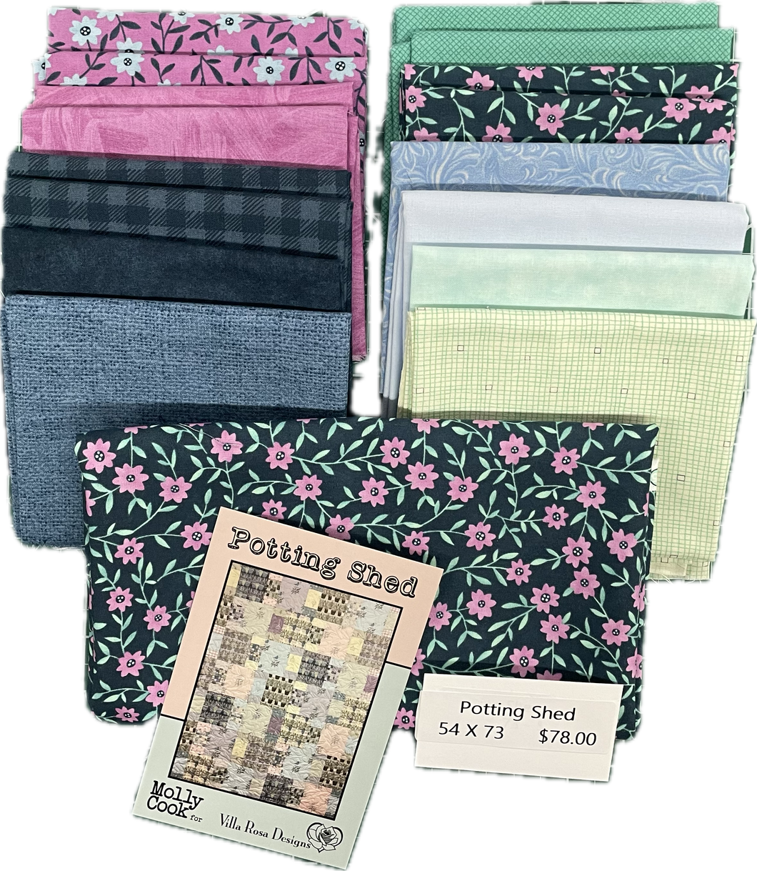 Villa Rosa Potting Shed Quilt Kit