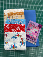 VR EBB Tide (Set Blue)  AA  Western vintage fab. includes pattern and project bag.