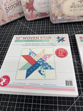 12" Woven Star Quilt Block Foundation Paper (12 1/2" unfinished * 42 sheets)