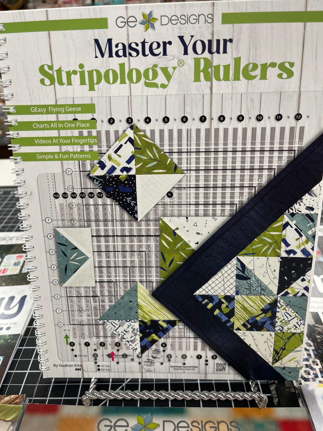 GE Designs Master Your Stripology  Book by Gudrun Eria