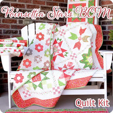ncludes the Poinsettia Stars BOM Quilt Pattern and Poinsettia & Pear fabrics for the 59.5" x 74.5" quilt top and binding (Red border)
