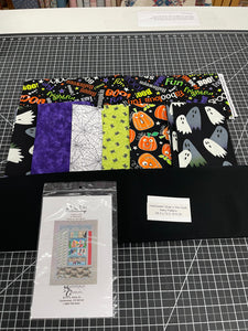 Halloween Glow in the Dark / Awry Patter included in kit  54 X72.