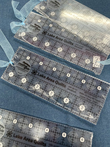 Creative Grid "Lake Area Quilts" ruler 2 1/2"  X 6 1/2".