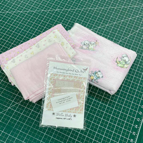 Bella Baby Hummingbird Quilts Flannel Kit