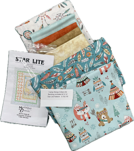Camp Along Critters Kit  Star Lite Pattern