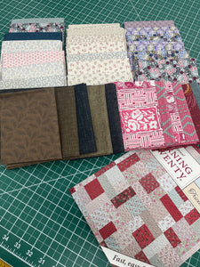 Downton Abbey by Andover fabrics with Turning Twenty book #1 by Tricia Cribbs Queen/King  86 X 102