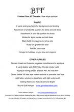 BFF Best Friends Forever by JoAnn Hoffman 42” Diameter