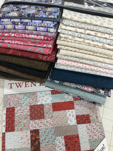 Downton Abbey by Andover fabrics with Turning Twenty book #1 by Tricia Cribbs Queen/King  86 X 102