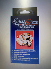 Sew Laser - Hard mounted and adjustable, USB powered, Helps increase sewing accuracy