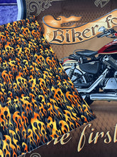 Biker for Life Panel  with  24" of flames