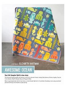 Awesome Ocean pattern by Elizabeth Hartman