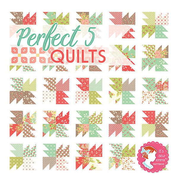 Perfect 5 Quilts / Book by It's Sew Emma