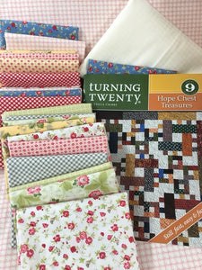 Summertime confy floral quilt kit measures 72 X 88.  Backing included. ****Kit****