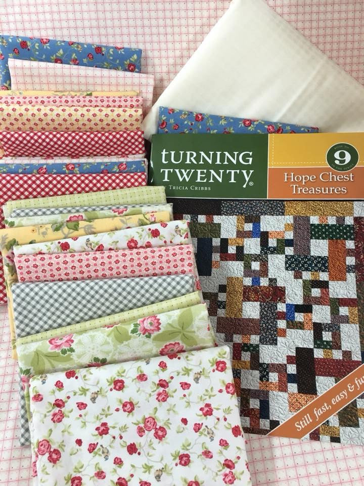 Summertime confy floral quilt kit measures 72 X 88.  Backing included. ****Kit****