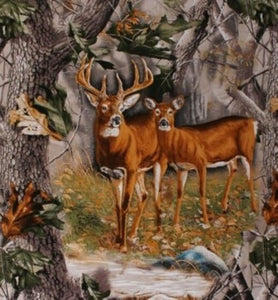 Print Concepts Realtree 9903 Deer Panel - Buck and Doe Panel 36" Panel