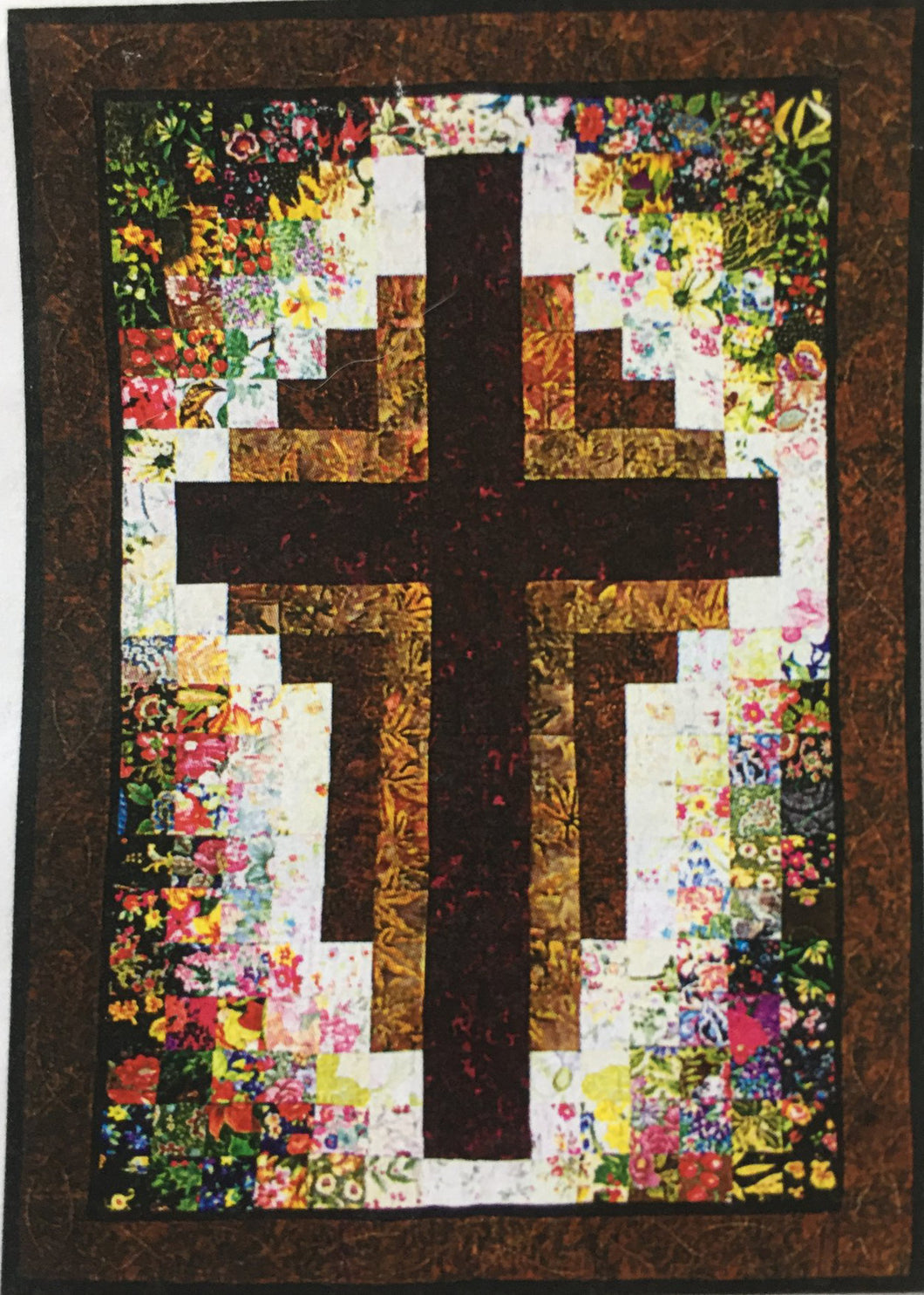 At the Cross - KIT WITH PATTERN  border fabric included (1 yard ).