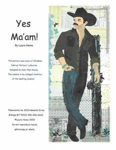 Yes Ma'am Collage Pattern by Laura Heine # LHFWYESMAAM