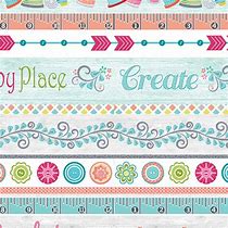 07592 99  My Happy Place Stripe - Multi by Contempo