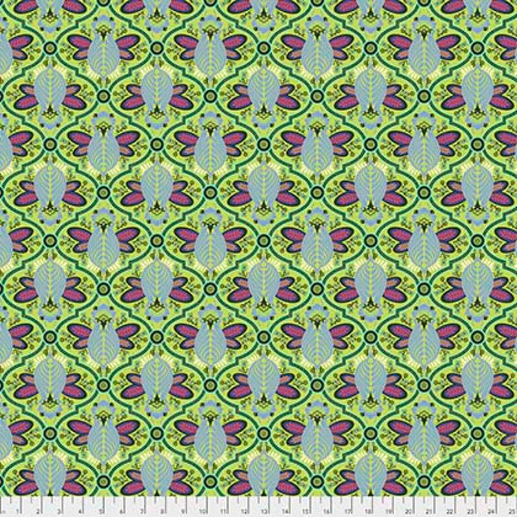 Tula Pink Bee Pattern Color Agave PWTP115AGAVE 100% cotton by Free Spirit