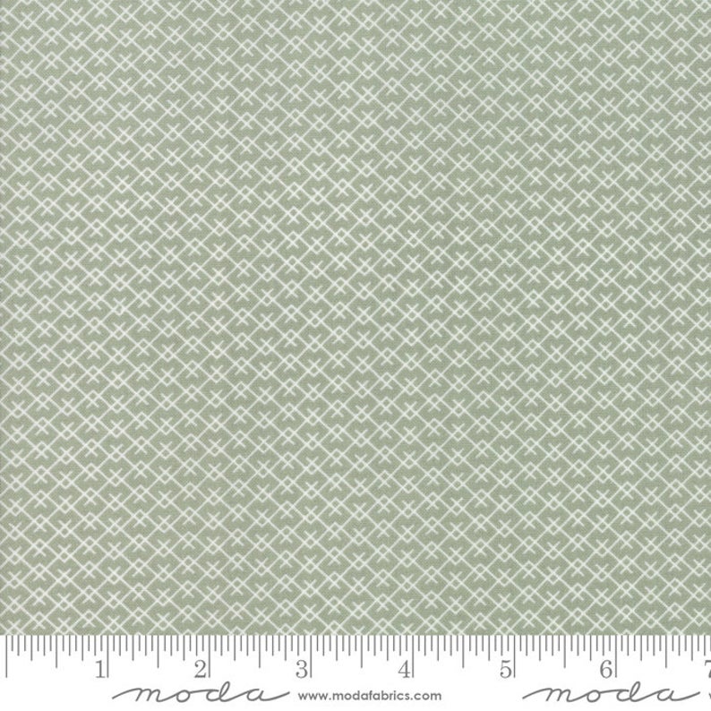 5105 14  Harvest Road (green) Bella Boutique by Moda   100% cotton
