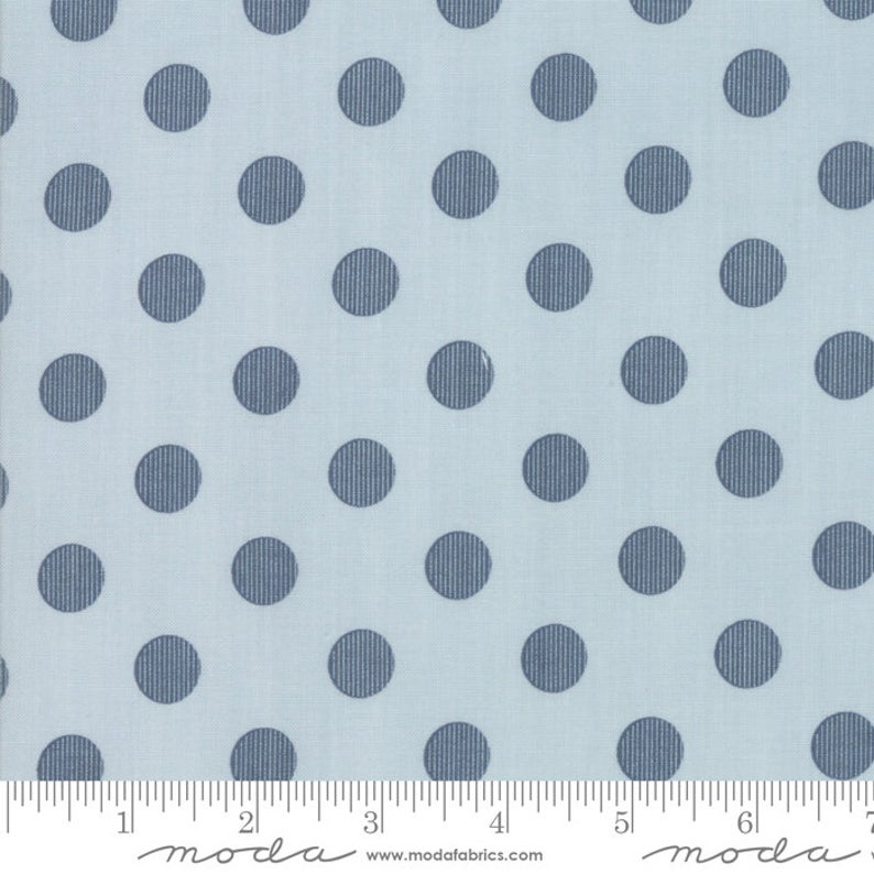 5103 15  Harvest Road  -  Smokey blue,  Bella Boutique by Moda   100% cotton