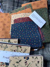 Kansas Trouble Charm Star Kit 54 X 63. Backing included / Kit includes fabric, binding, pattern, & backing.
