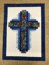 Hope of Texas Cross - Finished wall hanging approx 25 x 35.
