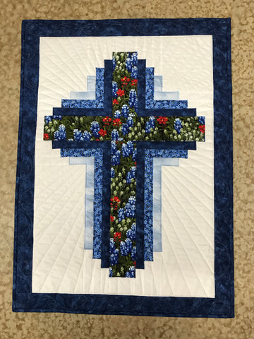 Hope of Texas Cross PATTERN ONLY – Lake Area Quilts 409-384-3878