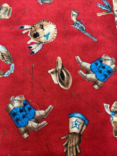 Cowboys & Indians 1792-R (red) by Maywood Studio   100% cotton