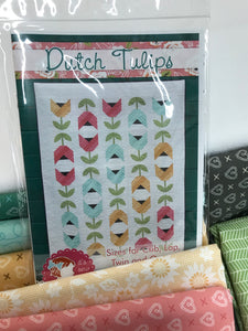 Sugar Pie tulips by Kimberly Jolly Moda kit size 64 X 86.