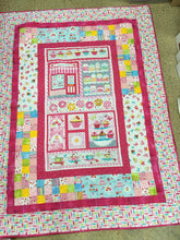 Cupcake Cafe Panel (CANDY BORDER)  Spotlight Pattern Kit, Kit includes fabric, binding, & pattern.  (Candy border)