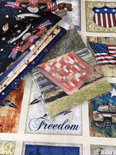 Home of the Brave (Black) KIT WITH PATTERN 48 X 60.