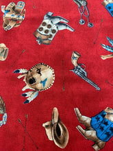 Cowboys & Indians 1792-R (red) by Maywood Studio   100% cotton
