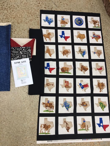 Best of Texas Panel Kit - Star Lite Pattern, size 42 X 52.