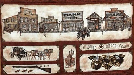 Western Panel (Wild West)   22 X 45