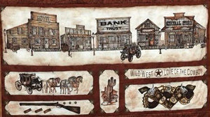 Western Panel (Wild West)   22 X 45