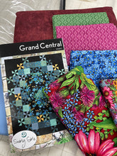 Grand Central Gardens quilt kit 60 X 78.  kit includes fabric, binding, & pattern.