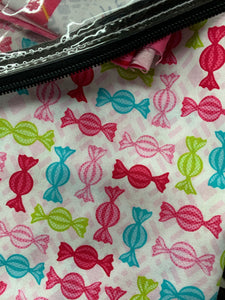 Cupcake Cafe Panel (CANDY BORDER)  Spotlight Pattern Kit, Kit includes fabric, binding, & pattern.  (Candy border)