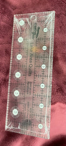 Creative Grid "Lake Area Quilts" ruler 2 1/2"  X 6 1/2".