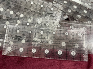 Creative Grid "Lake Area Quilts" ruler 2 1/2"  X 6 1/2".